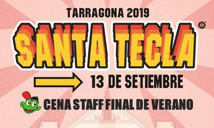 Cartell Sopar Santa Tecla